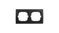 LOGI Ramka podwójna pozioma 021470042 czarny mat 33573