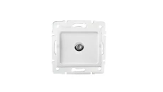 Kanlux Mowion LOGI 02-1301-002 białe Gniazdo antenowe typu F