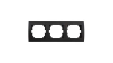 LOGI Ramka potrójna pozioma 021480042 czarny mat 33574