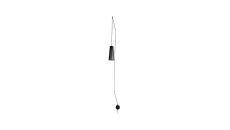 KINKIET Z PRZEWODEM / LAMPA WISZĄCA DOVER BLACK I 9264 Nowodvorski