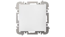 SANTRA łącznik schodowy bez ramki podtynkowy biały 4112-10