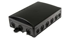 Puszka instalacyjna hermetyczna 90x130 klik, 18 dławików, czarna /30szt./