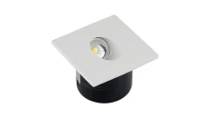 Oprawa schodowa LED 3W 270lm 4000K IP20 Biała Kwadrat 211210