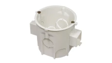 Puszka końcowa PK60 Lux głęboka łączeniowa z wkrętami biała A.0006L /110szt./