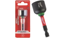 Udarowa nasadka sześciokątna magnetyczna adapter 17mm 1/4 HEX M12 o długości 65mm MILWAUKEE
