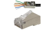 Wtyk przelotowy RJ45 STP kat.5e ALANTEC /op. 100 szt./ WT116