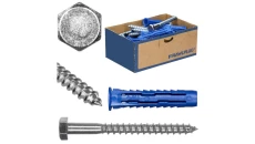 Kołki rozporowe uniwersalne 4ALL 12x60 z wkrętem z łbem sześciokątnym 8x100 10szt. RAWLPLUG