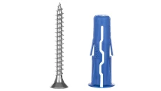 Kołek uniwersalny 8x32 z wkrętem 4,5x35 UNO-08+435 /100szt./