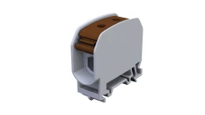 Złączka szynowa gwintowa 16mm² Al/Cu STB 16 (87110) SIMBLOCK brązowa 81000015