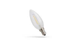 LED ŚWIECOWA E-14 230V 1W COG 1800K CLEAR SPECTRUM