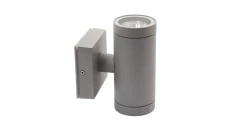 Oprawa ścienna BART EL-235 2x35W GU10 szara IP54 góra dół kinkiet 7080