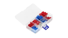 Zestaw końcówek kablowych HOBBY, konektory 125szt Konektory izolowany: 20x1mm2 15x 2,5mm2 Wsuwka izolowana 20x1mm2,OR-KK-8114