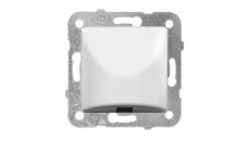 Panasonic LINNERA S płytka czołowa z ramką szkieletową na wypust kablowy biały połysk 91440077