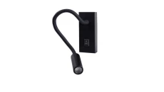 Oprawa ścienna czarna LED TONIL II LED B kinkiet 3,3W 145lm 3000K barwa ciepła 32522