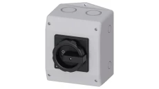 Rozłącznik główny w obudowie 6P 25A 9.5kW AC23A 400V styki pom 1Z 1R pokrętło czarne 3LD2165-4VD51