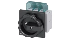 Rozłącznik główny 3P 25A 9.5kW AC23A 400V styki pom 1Z 1R montaż tablicowy pokrętło czarne 4 otwory 3LD2103-1TP51