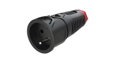 Gniazdo przenośne gumowe 16A 2P+Z 230V IP20 TAURUS2 2410-srw_b