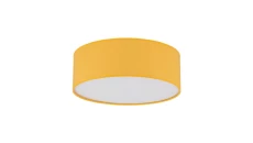 Plafon NICOLA YELLOW, klosz tkanina Ø38 cm na cztery żarówki E27 10154 TK Lighting