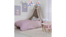 Potrójna lampa wisząca na okrągłej rozecie z kloszami-stożkami CONO MIX 6633 TK Lighting