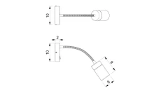 Lampa wisząca ZOE M BEIGE z stalowym modnym kloszem na E27 10173 TK Lighting