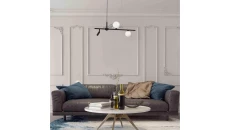 Lampa wisząca biała na okrągłej rozecie CONO trzy stożkowe klosze 10012 TK Lighting