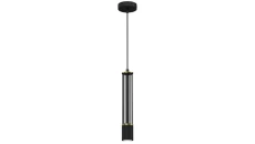 Lampa sufitowa szklana 3 grafitowe klosze G9 ESTERA 6855 TK Lighting