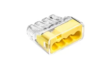 IDEALNA Szybkozłączka SCP4 wtykowa do drutów i wielodrutów 4-torowa 4mm² 32A 450V 88000004S /100szt./