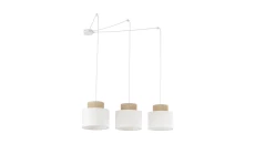 Lampa wisząca DUO WHITE JUTA 3 2345 TK Lighting