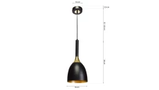 Lampa wisząca DUO JUTA MIX 3 3140 TK Lighting