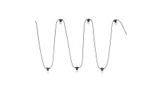 Girlanda zewnętrzna czarna na 10*E27 IP65 długość 11,5m 10183 TK Lighting