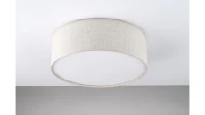 Lampa sufitowa NICOLA BROWN do salonu, lniany klosz w stylu boho, gwint E27 10199 TK Lighting