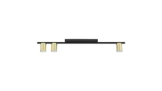 Lampa sufitowa LOGAN BLACK/GOLD na GU10 3 PŁ 5672 TK Lighting