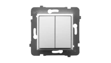 ARIA BIAŁY WYŁĄCZNIK SCHODOWY PODWÓJNY