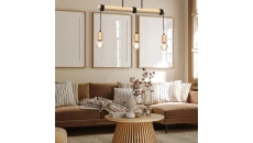 Lampa sufitowa TOP kolor Czarny/Złoty 5680 TK Lighting