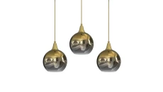 Lampa sufitowa na listwie z mlecznym, okrągłym kloszem i ruchomym spotem VOX 10000 TK Lighting