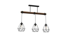 Lampa wisząca HELIX WOOD ORZECH 4949 TK Lighting