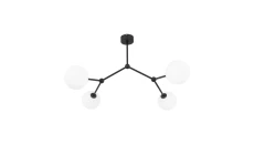 Lampa sufitowa FAIRY BLACK 4 PŁ 4855 TK Lighting