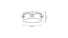 Lampa sufitowa reflektorki na listwie TOP BLACK 2 6175 TK Lighting