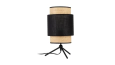 Lampka nocna BOHO NEW 1 - punktowa Czarny / słomkowy 5536 TK Lighting