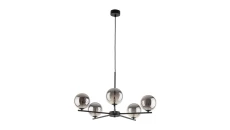 Lampa wisząca LARA 5 - punktowa Grafit lustrzany 5728 TK Lighting