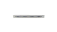 Patch panel 24 porty1U 19 ginazdo typ FBECZKA SZARY PPRF-R624-S
