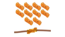 IDEALNA Szybkozłączka SCS2 B10 przelotowa do drutów i wielodrutów 4mm² 32A 450V 88001108 /10 szt./