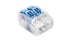 IDEALNA Szybkozłączka SCL2 B10 z dźwignią do linek i drutów 2-torowa 4mm² 32A 450V 88001303 /10 szt./