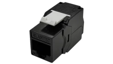 Moduł keystone RJ45 beznarzędziowy UTP kat.5E, SLIM, kolor czarny ALANTEC