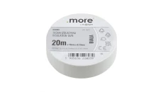 Taśma izolacyjna 19mm x 0,13mm BIAŁA 20m 1szt.