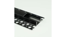 Profil GNS01 natynkowy czarny + klosz czarny 1m