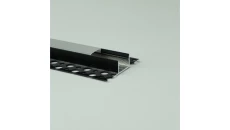 Profil GNS01 natynkowy czarny + klosz mleczny 1m