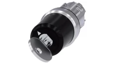SIRIUS ACT, PRZEŁĄCZNIK Z KLUCZEM CES, 22MM, OKRĄGŁY, METAL, BŁYSZCZĄCY, NR ZAMKA SSG10, Z 2 KLUCZAMI, 3SU1050-5BF01-0AA0