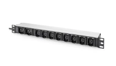 Listwa zasilająca 1U Aluminum PDU, rackmountable, 8 x C13, 2 x C1916A, 230VAC, 50/60Hz, IEC C20 plug DN-95427