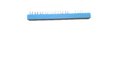 Szyna Grzebieniowa łączeniowa 1F 63A 12 modułów 250mm